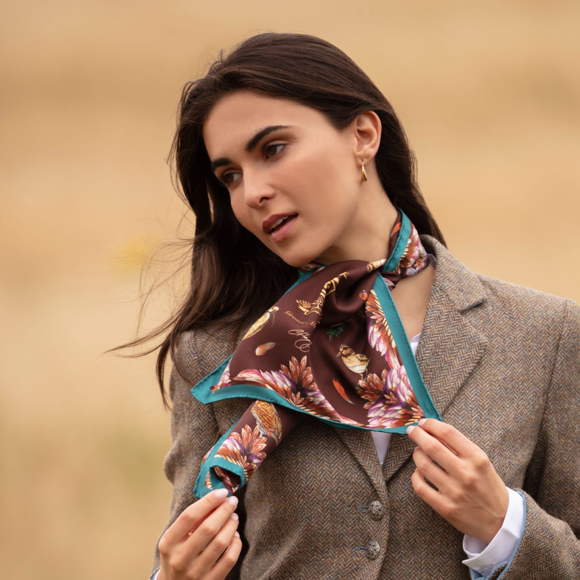 Clare Haggas Ladies Silk Scarves