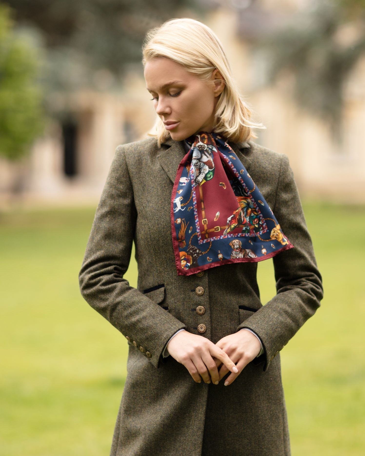 Silk scarf sale store