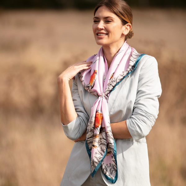 Pink neck scarf shop