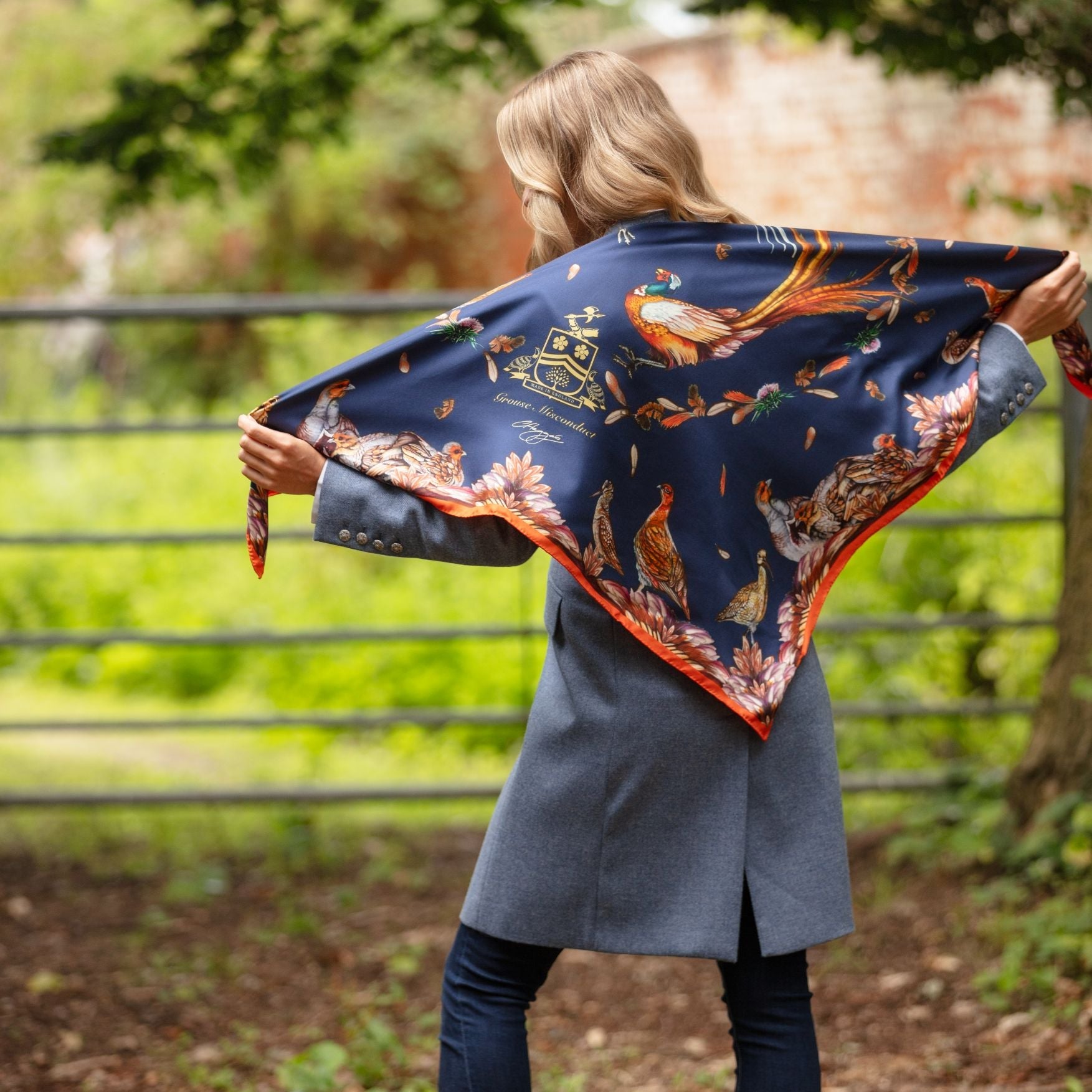 Silk best sale poncho scarf