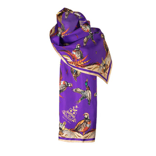 Best In Show Violet Classic Silk Scarf