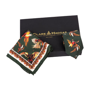 Clare Haggas Turf War Khaki Silk Box Set