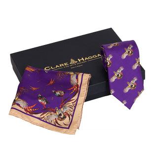 Clare Haggas High Flyer Violet Silk Box Set